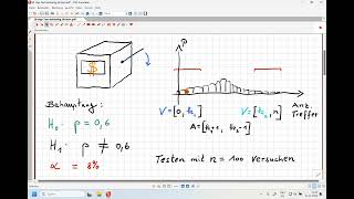 05 Hypothesentest beidseitig mit Binomialverteilung [upl. by Osy244]