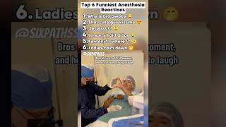 Top 6 Funniest Anesthesia Reactions [upl. by Acirederf]