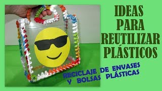 33 IDEAS PARA REUTILIZAR PLASTICO ♻ Reciclar envases botellas y bolsas plásticas [upl. by Eladal308]