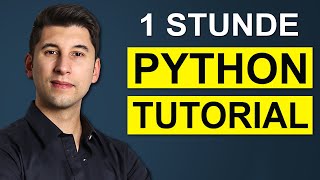 Python Tutorial Deutsch Lerne Python in einer Stunde [upl. by Allenotna547]