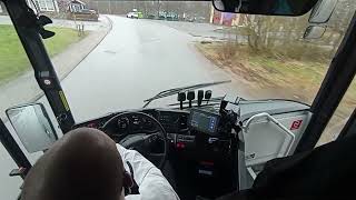 Ryd To Tingsryd  Bus Driving POV [upl. by Ynagoham638]