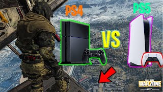 WARZONE On PS5 VS PS4 [upl. by Ailemap]