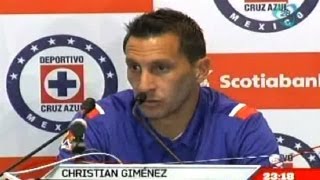 A Chaco Giménez le gustaría retirarse con el Cruz Azul [upl. by Ylicec]