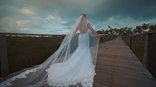 O casamento mais lindo na beira da praia feito na Bahia [upl. by Aynatahs]