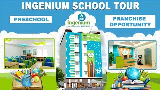 School Tour  Preschool Franchise Opportunity  Ingenium Group of Schools [upl. by Fadas385]