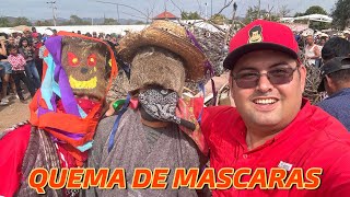 Quema de mascaras en Tepahui Fariseos 2024  Maleno [upl. by Ezzo334]