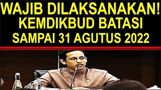 Wajib Kepala sekolah dan guru wajib mengetahui pemberitahuan ini sebelum 31 agustus [upl. by Matilda]