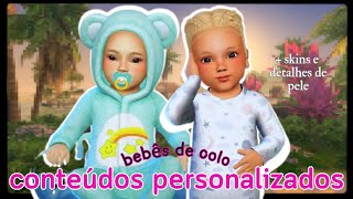 de 100 ITENS PARA BEBÊS DE COLO  DOWNLOAD  THE SIMS 4  CONTEÚDOS PERSONALIZADOS [upl. by Yrogreg]