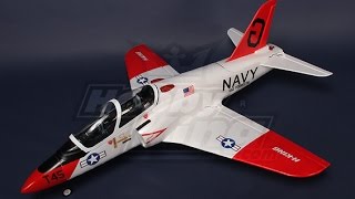 HobbyKing 250 kmh SAPAC T45 Goshawk EDF JET  RC Skunk Works ADP [upl. by Lajet15]