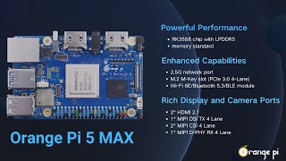 Orange Pi 5 Max Officially Launched   Most Powerful Development Board with Superior Performance [upl. by Fornof]