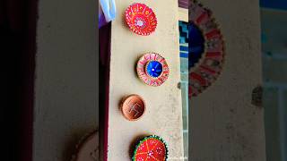 22 January diya decoration ideas short yt youtubeshorts [upl. by Nudnarb]