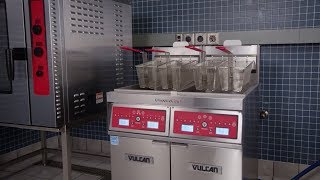 Vulcan PowerFry5™ and PowerFry3™ Gas Fryers with KleenScreen PLUS® Filtration Demo [upl. by Wrigley164]