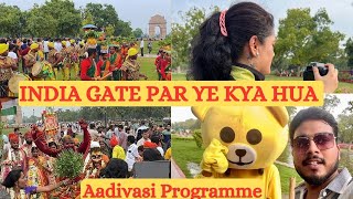 India Gate Par Ye Kya Hua  Video Shoot For Rider  Aadivasi Function dailyvlogs aadivasi [upl. by Anierdna215]