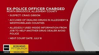 Former North Braddock police officer charged with dealing drugs [upl. by Lexerd]