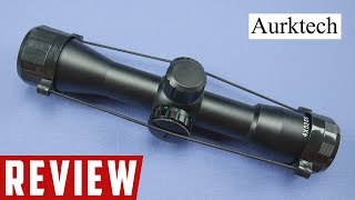 Review  Riflescope 4x32 Illuminated  Aurktech [upl. by Tay949]