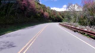 Colors While Riding the Cherohala Skyway Tennessee amp N Carolina [upl. by Olnee]