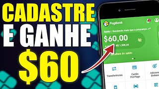 ✅ CADASTRE E GANHE R60 👉APLICATIVO QUE PAGA NA HORA🤑 APP PAGANDO POR CADASTRO 2023 [upl. by Oderfliw128]