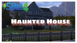 Building A Haunted House in Sims 4 [upl. by Reizarf306]