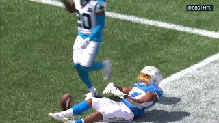 JK Dobbins pictureperfect flip into paydirt caps 43yard TD scamper [upl. by Kiernan]