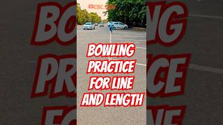 Bowling drills for line and length cricket bowling practice youtubeshorts ytshorts tennis [upl. by Ellednahs]