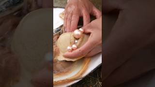 Satisfying Oyster Pearls Opening 🦪 oysters satisfying oddlysatisfying asmr fyp shorts [upl. by Brechtel835]