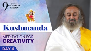 Meditation for Creativity  Day 4 of 9Day Navratri Meditation Challenge  Gurudev [upl. by Llerud672]