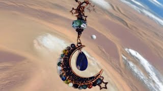 Tutorial Mystic Moonrise Cresent Pendant [upl. by Yeta690]