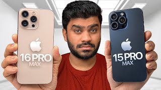 iPhone 15 Pro Max vs iPhone 16 Pro Max  Extremly Detailed Comparison17K [upl. by Teerpnam]