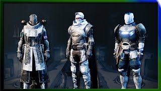 My BEST Sets using Couturier Ornaments and 5 Unique Shaders Warlock Hunter and Titan Fashion [upl. by Eseerahs]