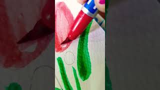 creativity easyflowerpainting funpaintingforbeginners diyart biopedia 💐💐 [upl. by Yenal]