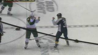 Derek Boogaard vs Wade Belak Dec 6 2008 [upl. by Mctyre]