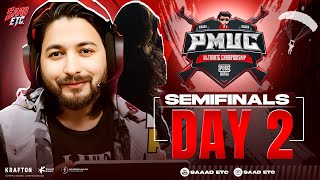 PUBG MOBILE ULTIMATE CHAMPIONSHIP  100k PRIZEPOOL 🏆  SEMIFINALS DAY 2  SAAD ETC [upl. by Namdor]