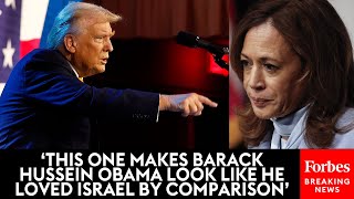 Trump Hammers Kamala Harris Over Israel In Remarks To Israeli American Council  Full Speech [upl. by Comptom]