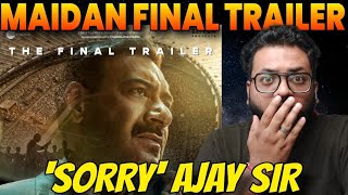 Maidaan Final Trailer Review In Hindi  Ajay Devgn  Priyamani  10 Apr  Amit S  Boney [upl. by Isaac]