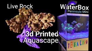 3d Printed Aquascape Base in a WATERBOX Peninsula Mini 15g  Part 2 [upl. by Ysset448]