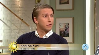 Hampus spelade bort lägenhet och flickvän  Nyhetsmorgon TV4 [upl. by Enileme]