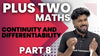 PLUS TWO MATHEMATICS  chapter 5  CONTINUITY AND DIFFERENTIABILITY  class 12  Kerala  part 8 [upl. by Eimas]