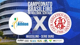 ATHLON  SP X PAULISTANO  SP  CAMPEONATO BRASIELIRO DE VOLEIBOL SENTADO  MASCULINO  SERIE OURO [upl. by Nirda]