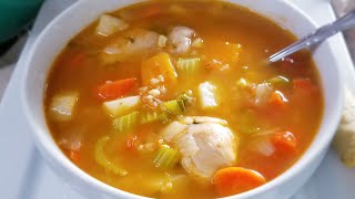 How to make CALDO DE POLLO CON ARROZ  MEXICAN STYLE CHICKEN SOUP WITH RICE ❤ [upl. by Mat711]