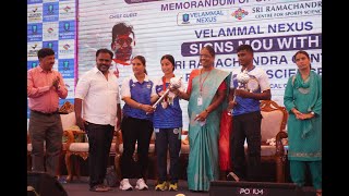 Paris Paralympics Bronze Medallists Sheetal Devi Mariyappan Thangavelu honoured in Chennai [upl. by Gillespie]