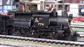 MTH Premier CNJ Camelback TenWheeler 460 OGauge Steam Locomotive in True HD 1080p [upl. by Calisa423]