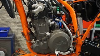 KTM LC4 640 Kolbenringe wechseln Teil2 Motor zerlegen [upl. by Weintrob]