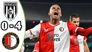 Heracles vs Feyenoord 04 Eredivisie 2023 Breaking News [upl. by Khanna720]