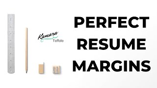 How to Perfectly Format Your Resume Margins [upl. by Betsey]