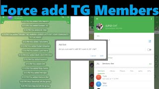 How to add real members to your telegram group in bulk  FREE [upl. by Guinn]