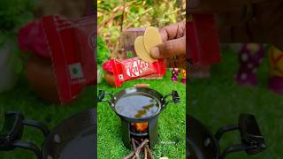 KitKat Chocolate🍫 VS Panipuri😜 shorts shortsvideo youtubeshorts minicocinar [upl. by Afatsom70]