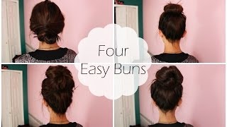 4 Easy Buns  Shawna [upl. by Ardnaek430]