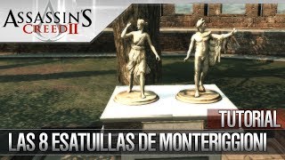 Assassins Creed 2  Walkthrough  Localización de las 8 estatuillas de Monteriggioni  Trofeo [upl. by Vijnas137]