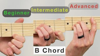 👆 How to play the B CHORD on guitar 🎸 B major chord tutorial tips lesson B chords easy easier barre [upl. by Saied261]