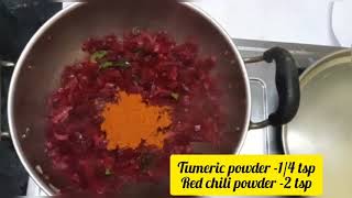 Beetroot gravy  How to make Beetroot gravy Beet root recipe [upl. by Star269]